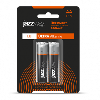 Батарейки LR 6  ULTRA Alkaline BL-2 Jazzway 5010703