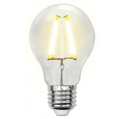 Лампа светодиодная филаментная Uniel E27 8W 4000K прозрачная LED-A60-8W/NW/E27/CL PLS02WH