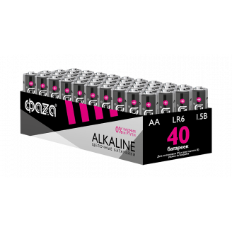 Батарейки LR 6  ФАZА Alkaline Pack-40 ФАZA 5023017
