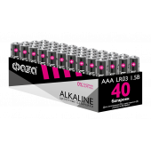 Батарейки  LR03 ФАZА Alkaline Pack-40