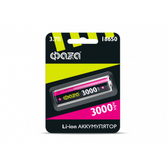 Аккумулятор  ФАZА 18650 3000мАч BL-1 ФАZA 5004757