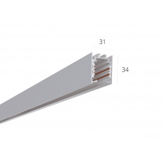 Трек 6063 TR4 RAL9003 — 1250мм 6063 0710305