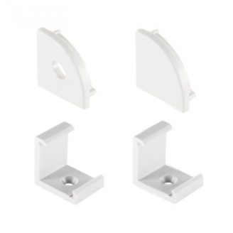 Набор аксессуаров для алюминиевого профиля LR49 (16х16) Led-Crystal R49