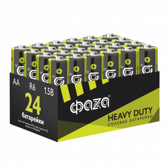 Солевые батарейки R6HD-P24 ФАZA 5042292