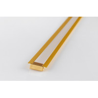 Алюминиевый профиль 22х6х2000мм, золото