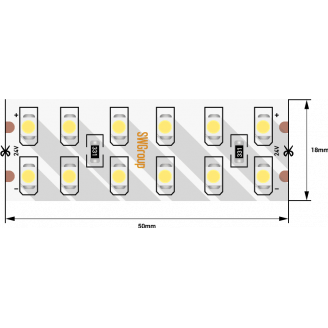 Светодиодная лента ПРО 2835, 240 LED/м SWG 016858