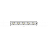 Лента светодиодная Wallwasher 2835, 48 LED/м, 18 Вт/м, 24В , IP67, Цвет: Холодный белый