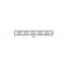 Лента светодиодная Wallwasher 2835, 48 LED/м, 18 Вт/м, 24В , IP67, Цвет: Холодный белый SWG 008219