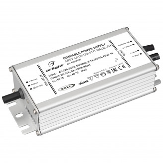 Блок питания ARPV-UH24120-PFC-DALI2-PH (24V, 5.0A, 120W) (Arlight, IP67 Металл, 7 лет) Arlight 028107(2)