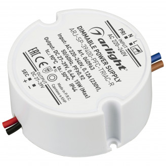 Блок питания ARJ-SP-39400-PFC-TRIAC-R (15W, 27-39V, 400mA)  Arlight 040963