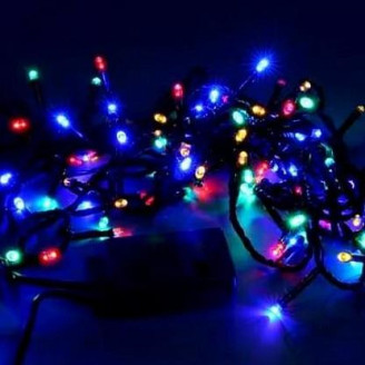 ILD050C-GM Электрогирлянда Нить 50 мульти LED, 5м, 8 режимов, IP20 Jazzway 4690601040770