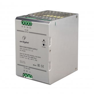 Блок питания ARV-DRP480-PFC-48 (48V, 10A, 480W, IP20 Металл, 5 лет) Arlight 044601