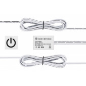 Выключатель с диммером для дерева/зеркал 12V/60W, 24V/96W, 5А, IP20, белый