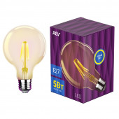 Лампа светодиодная филаментная REV VINTAGE G95 E27 5W 2700K DECO Premium шар
