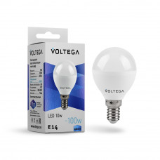Светодиодная лампа Simple Globe 10W 4000K E14 Voltega 8454