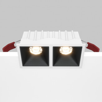 Встраиваемый светильник Alfa LED 3000K 2x10Вт 36° Dim Triac Maytoni DL043-02-10W3K-D-SQ-WB