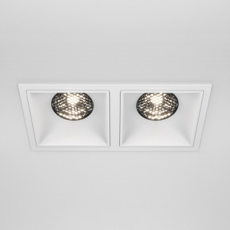Встраиваемый светильник Alfa LED 4000K 2x15Вт 36° Maytoni DL043-02-15W4K-SQ-W