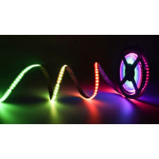 Лента светодиодная DOT, 140 LED/м, 11,52 Вт/м, 24В, IP20, Цвет: RGB Spi SWG 032523