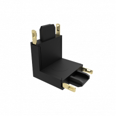 Коннектор MTR16 CV-BL черный V-обр. для низковольтной трековой системы MTR16 40В Jazzway 5057319