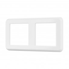 Рамка пластиковая FRM-VERSA-PL-2-WH Arlight 043776