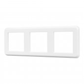 Рамка пластиковая FRM-VERSA-PL-3-WH