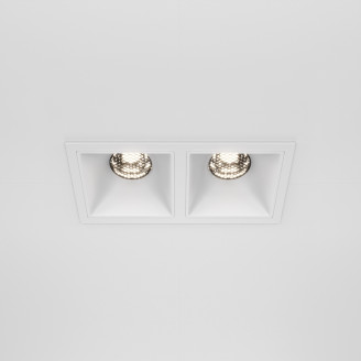 Встраиваемый светильник Alfa LED 4000K 2x10Вт 36° Dim Triac Maytoni DL043-02-10W4K-D-SQ-W