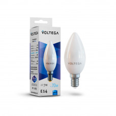 Светодиодная лампа Simple Candle 7W 4000K E14 Voltega 7049