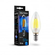 Светодиодная лампа Crystal Candle 6W 4000K E14 Voltega 7020