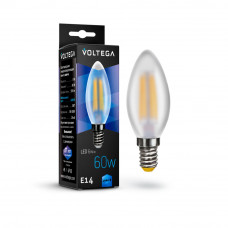 Светодиодная лампа Crystal Candle matt 6W 4000K E14 Voltega 7045