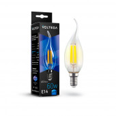 Светодиодная лампа Crystal Candle wind 6W 4000K E14