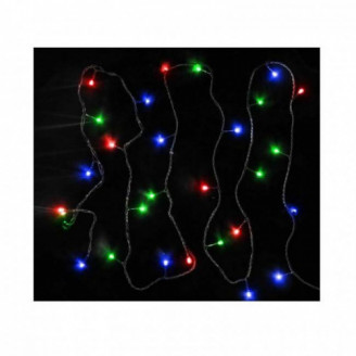 Электрогирлянда Нить 400 мульти  LED, 20м, 8 режимов, IP20 Jazzway ILD400C-GM