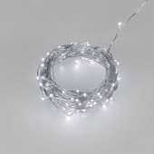 Светодиодная гирлянда ARD-DEW-HOME-10000-CLEAR-100LED-LIVE White6000 (5V, USB, ПДУ)