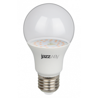 Светодиодная лампа для растений PPG A60 Agro  9w CLEAR E27 IP20 Jazzway 5008946