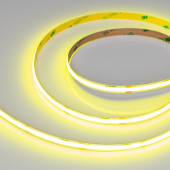 Лента COB-X480-8mm 24V Yellow Volt (8 W/m, IP20, 5m) 