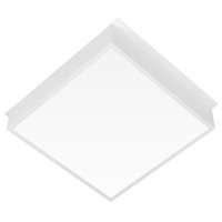 Светильник DL-GRIGLIATO-S190x190-24W Warm3000 (WH, 100 deg, 230)