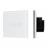 Выключатель сенсорный SWT-OMALI-S03-ZB-WH (250V, 10A, Zigbee) 