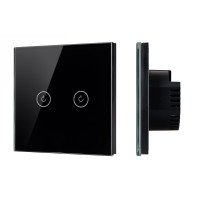 Выключатель сенсорный SWT-OMALI-S02-ZB-BK (250V, 10A, Zigbee)