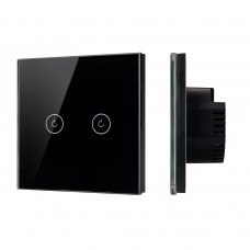 Выключатель сенсорный SWT-OMALI-S02-ZB-BK (250V, 10A, Zigbee) Arlight 050040
