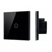 Выключатель сенсорный SWT-OMALI-S01-ZB-BK (250V, 10A, Zigbee)