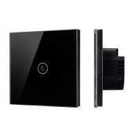 Выключатель сенсорный SWT-OMALI-S01-ZB-BK (250V, 10A, Zigbee)