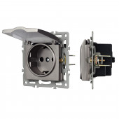 Механизм розетки влагозащищённый SCT-MCP-PL-GR (250V, 16A) 
