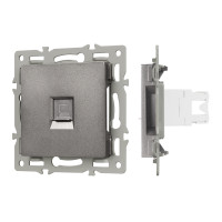 Механизм компьютерной розетки SCT-MPC1-PL-GR (RJ-45, CAT6)