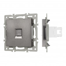 Механизм компьютерной розетки SCT-MPC1-PL-GR (RJ-45, CAT6) Arlight 045335