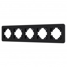 Рамка стеклянная FRM-OMALI-SFGS-5-BK Arlight 049721