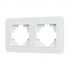 Рамка стеклянная FRM-OMALI-GS-2-WH Arlight 049692
