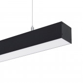Светильник SP-LINE-HANG-5050-L1050-35W Warm3000 (RAL9005, 120 deg, MOTION, 230V)