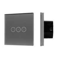 Светорегулятор сенсорный с Zigbee управлением SWT-OMALI-SD3-ZB-GR (250V, 500W)