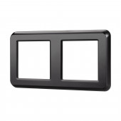 Рамка пластиковая FRM-VERSA-PL-2-BK