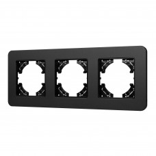 Рамка алюминиевая FRM-AKIRY-SFAL-3-BK Arlight 049741