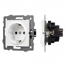 Механизм электрической розетки SCT-MEU1-PL-WH-V (250V, 16A) Arlight 049814
